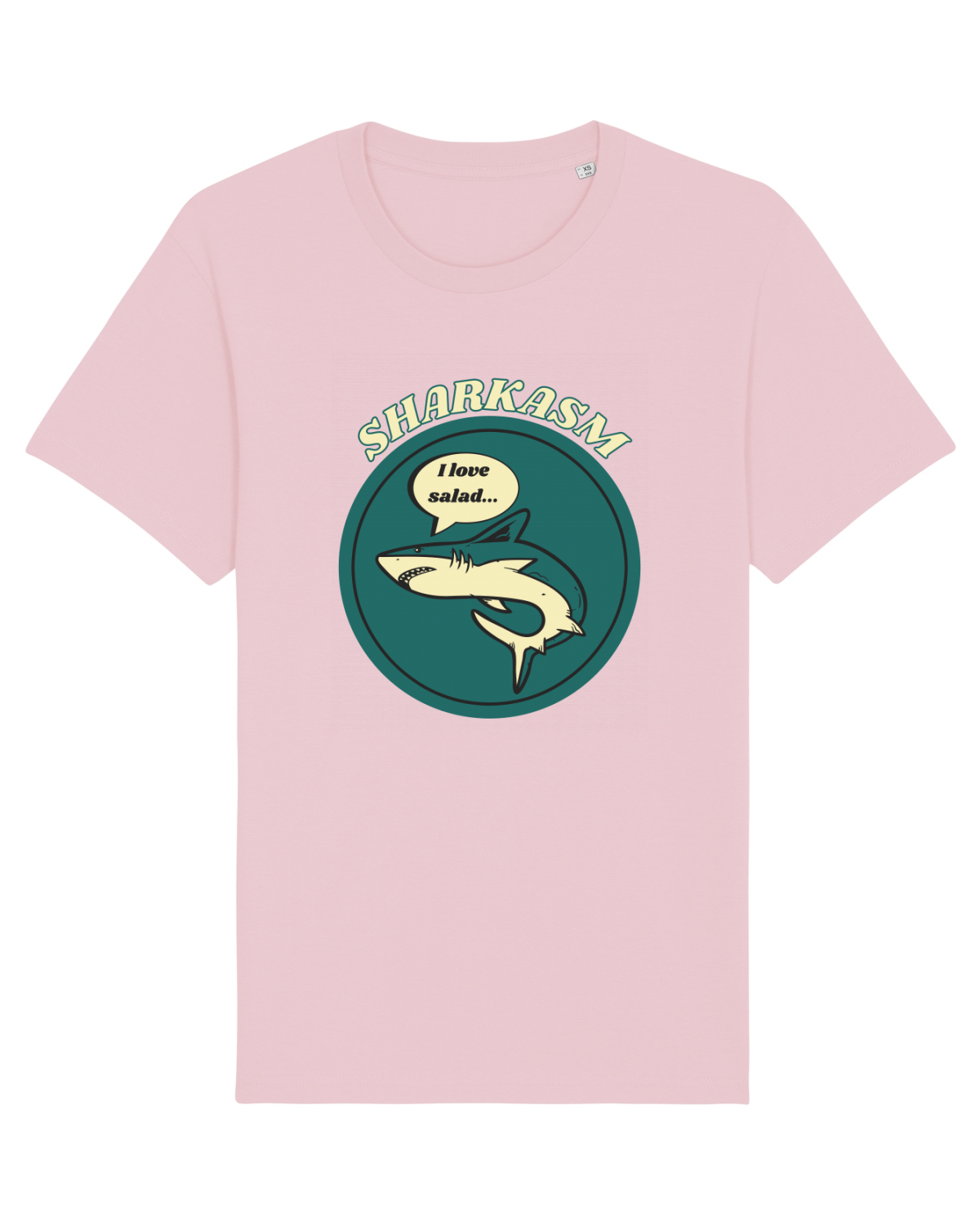 Tricou mânecă scurtă Unisex Rocker Cotton Pink