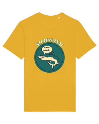 Sharkasm Funny Shark Pun Spectra Yellow