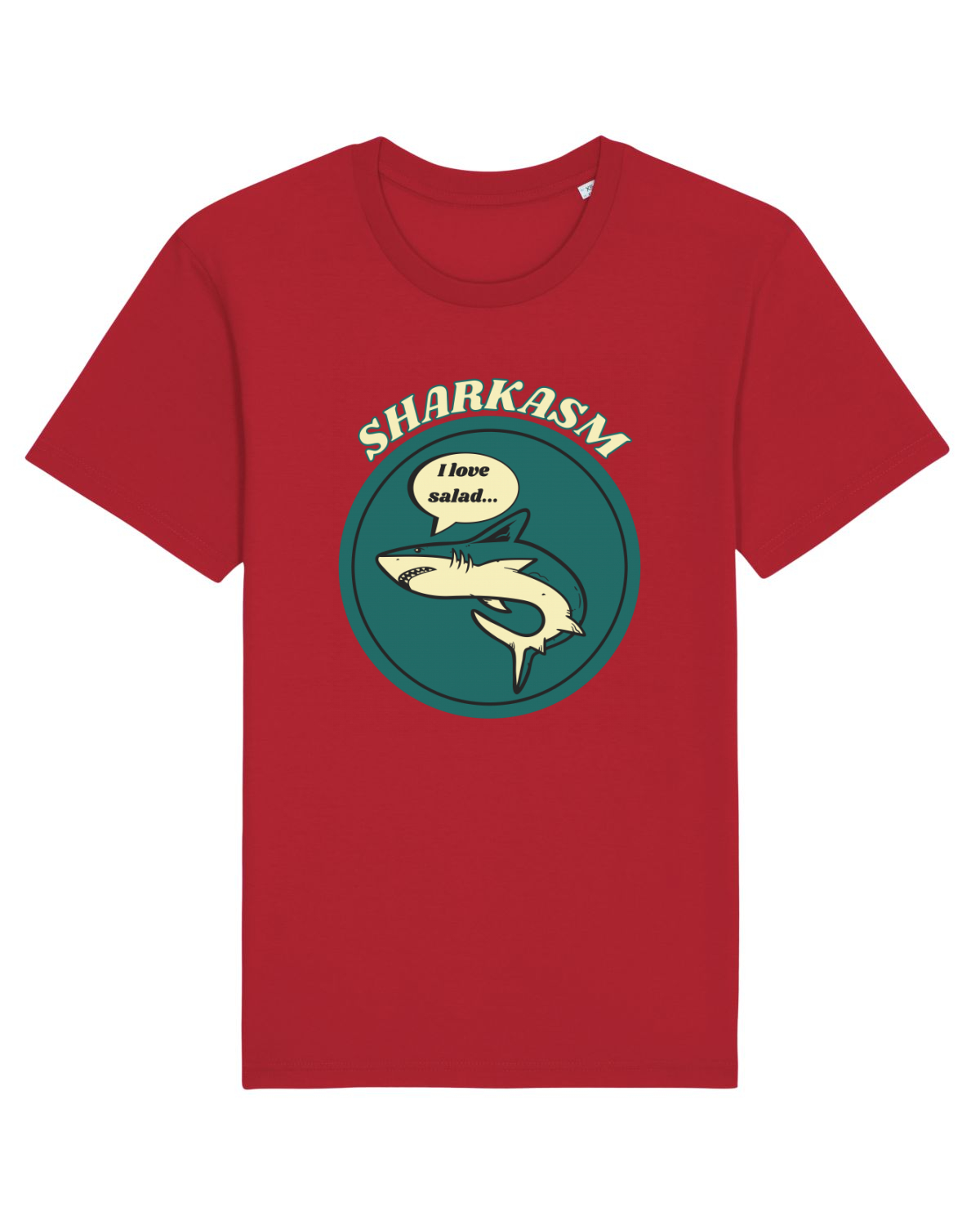Tricou mânecă scurtă Unisex Rocker Red