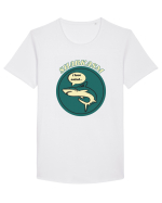 Sharkasm Funny Shark Pun Tricou mânecă scurtă guler larg Bărbat Skater