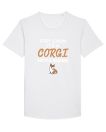 CORGI Tricou mânecă scurtă guler larg Bărbat Skater