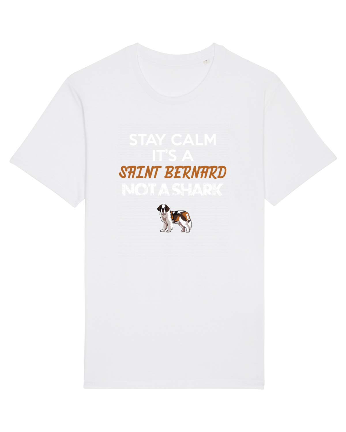Tricou mânecă scurtă Unisex Rocker White