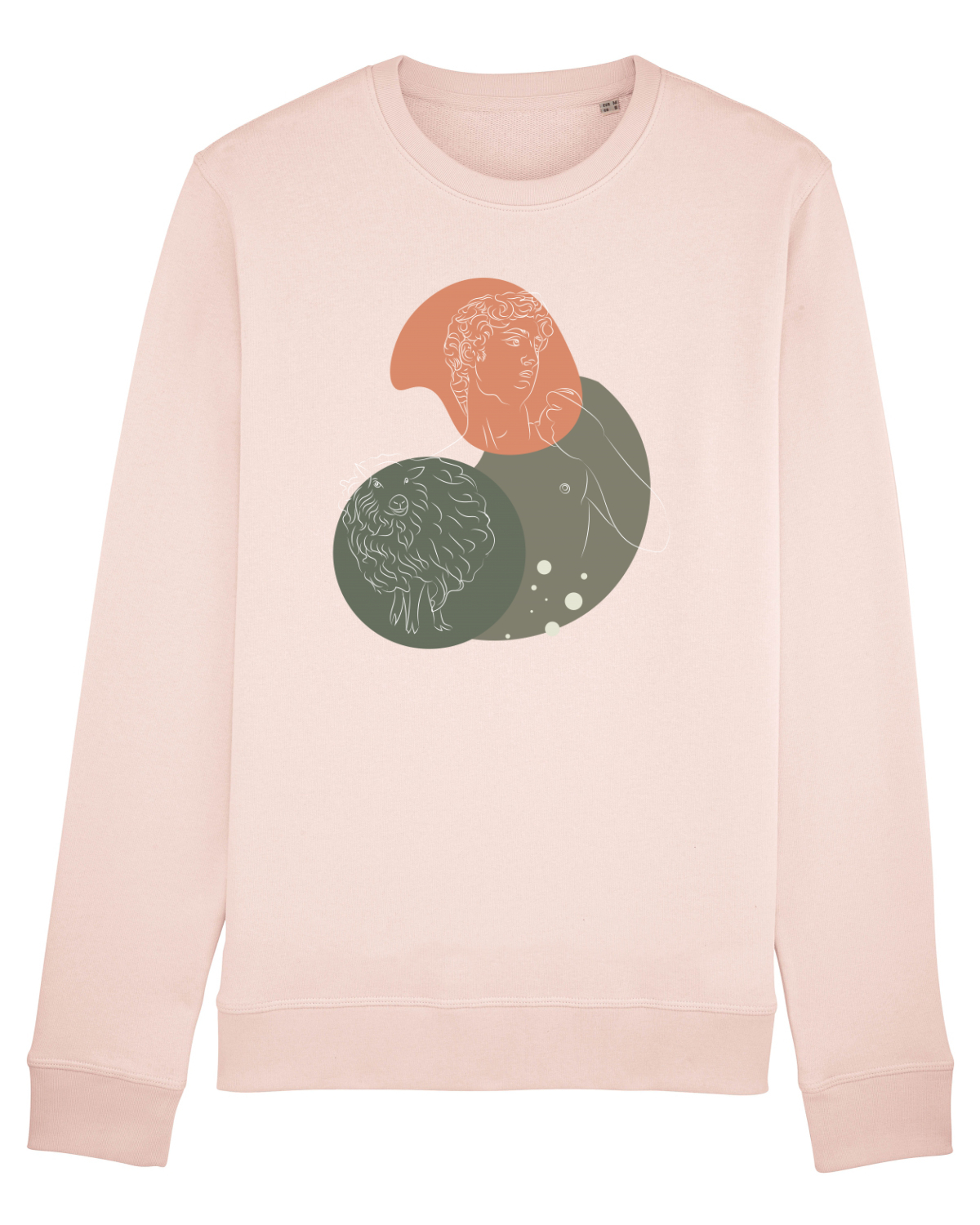 Bluză mânecă lungă Unisex Rise Candy Pink