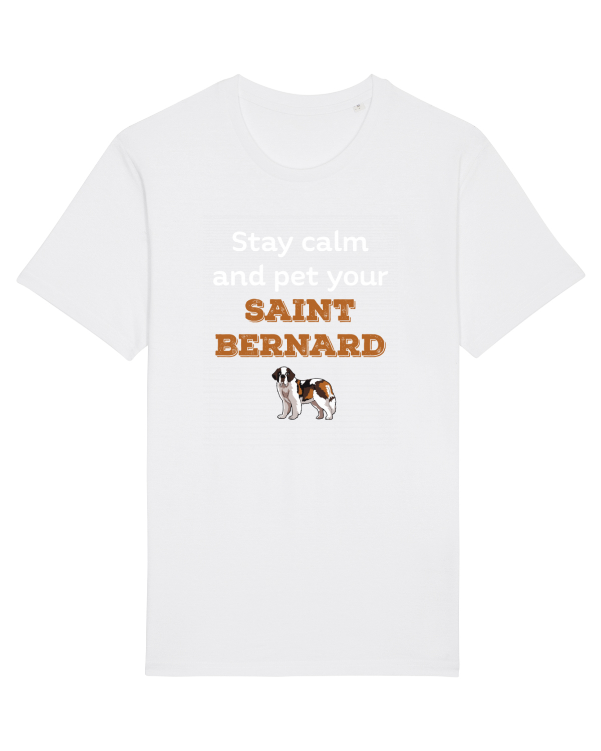 Tricou mânecă scurtă Unisex Rocker White