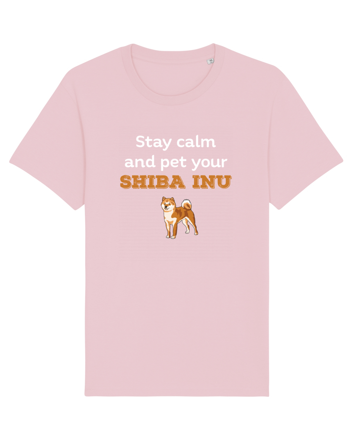 Tricou mânecă scurtă Unisex Rocker Cotton Pink