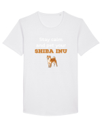 SHIBA INU Tricou mânecă scurtă guler larg Bărbat Skater