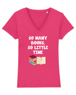 BOOKS Tricou mânecă scurtă guler V Damă Evoker