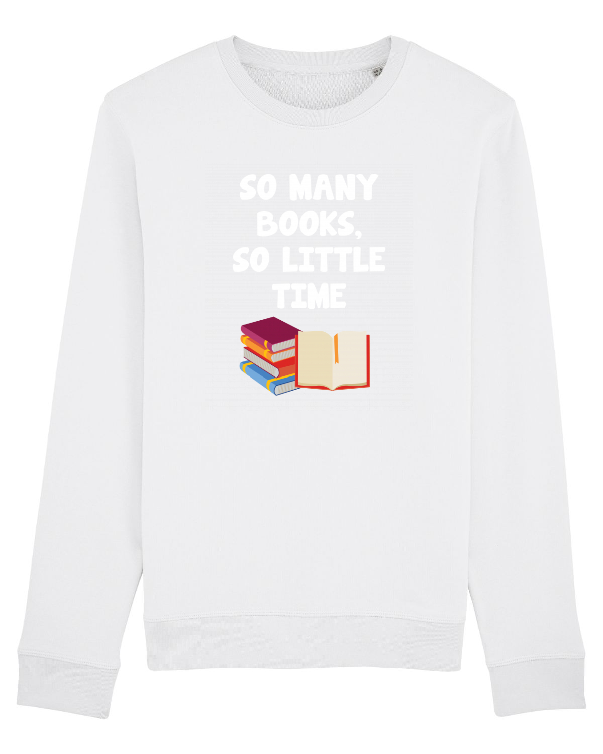 Bluză mânecă lungă Unisex Rise White