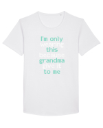GRANDMA Tricou mânecă scurtă guler larg Bărbat Skater