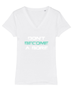 BORE Tricou mânecă scurtă guler V Damă Evoker