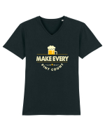 BEER Tricou mânecă scurtă guler V Bărbat Presenter