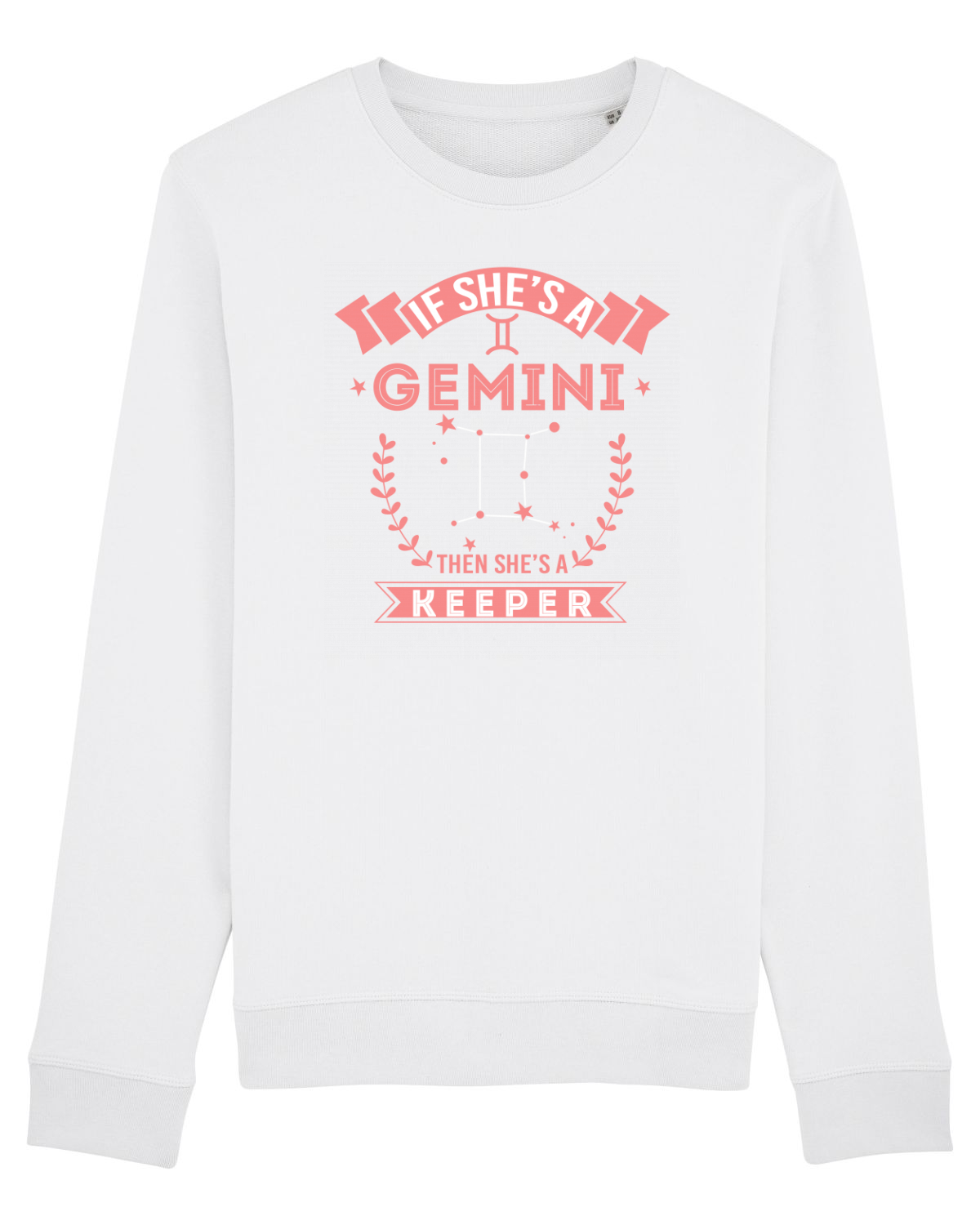 Bluză mânecă lungă Unisex Rise White