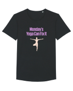 YOGA Tricou mânecă scurtă guler larg Bărbat Skater