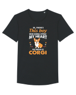 CORGI Tricou mânecă scurtă guler larg Bărbat Skater