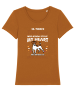 JACK RUSSELL Tricou mânecă scurtă guler larg fitted Damă Expresser