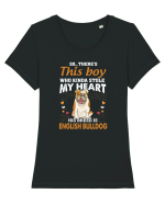BULLDOG Tricou mânecă scurtă guler larg fitted Damă Expresser