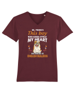 BULLDOG Tricou mânecă scurtă guler V Bărbat Presenter