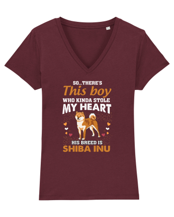 SHIBA INU Burgundy