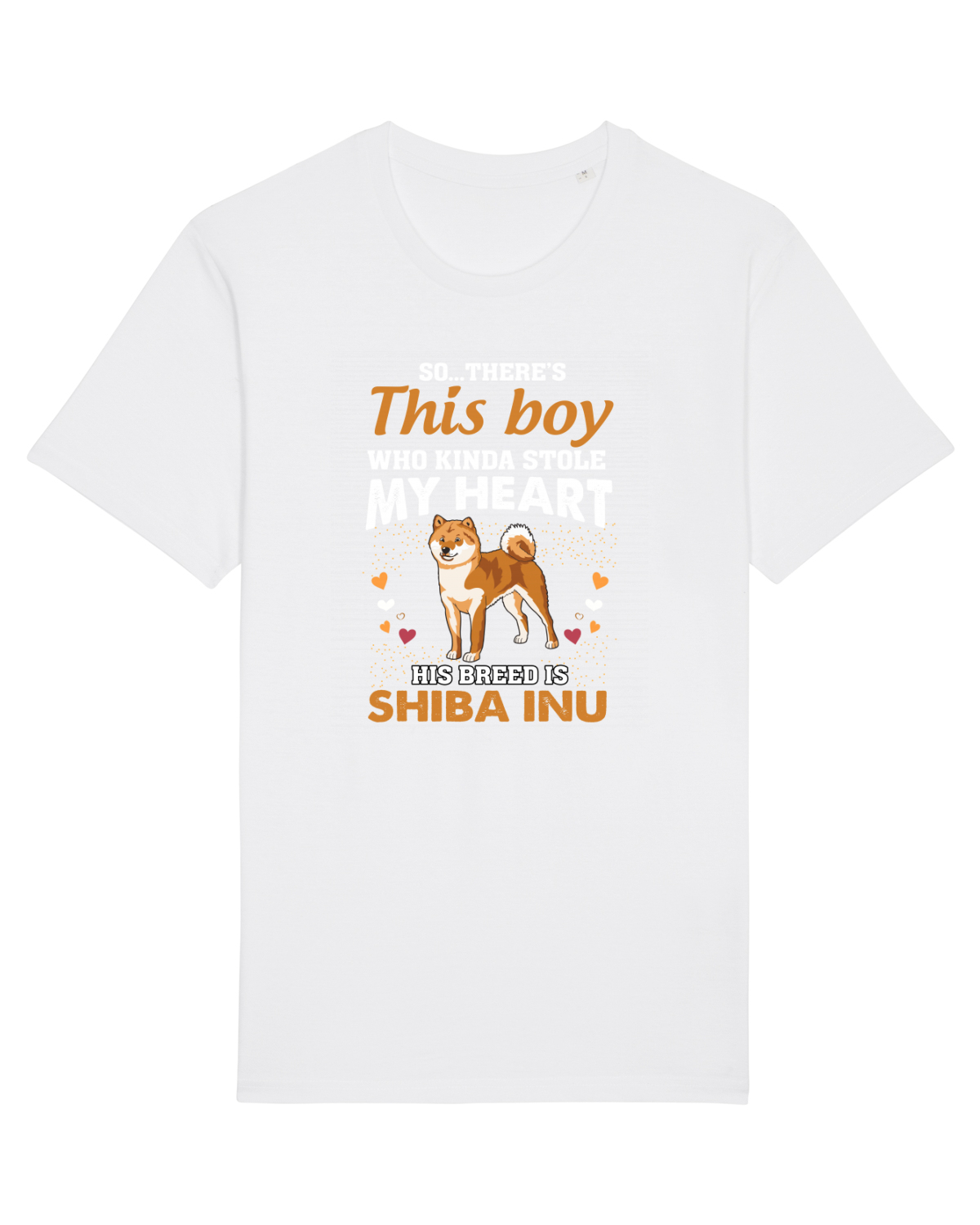 Tricou mânecă scurtă Unisex Rocker White