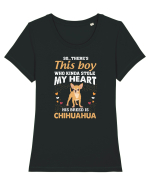 CHIHUAHUA Tricou mânecă scurtă guler larg fitted Damă Expresser