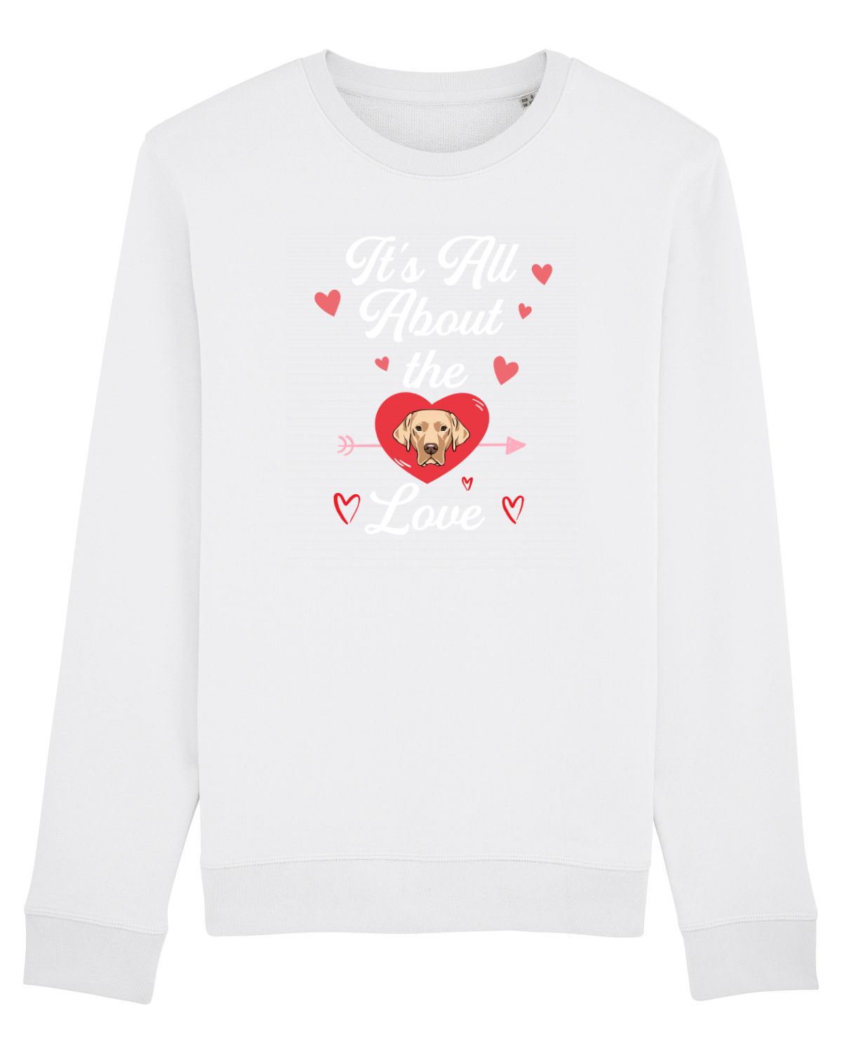 Bluză mânecă lungă Unisex Rise White