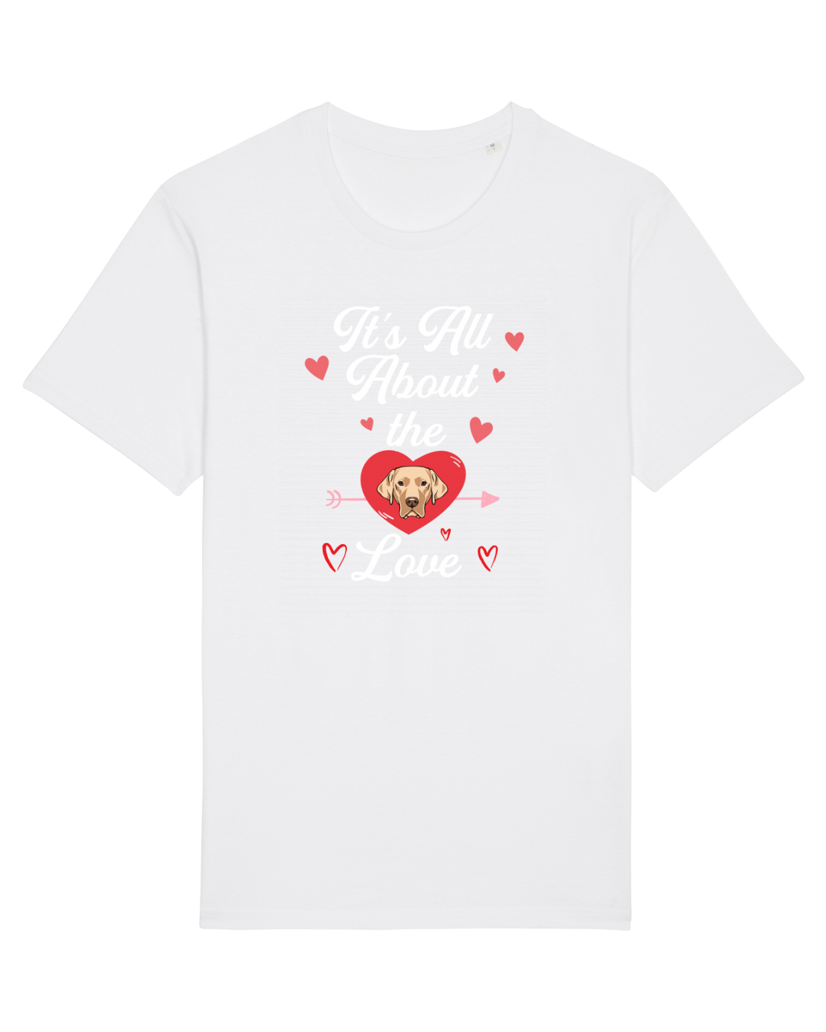 Tricou mânecă scurtă Unisex Rocker White