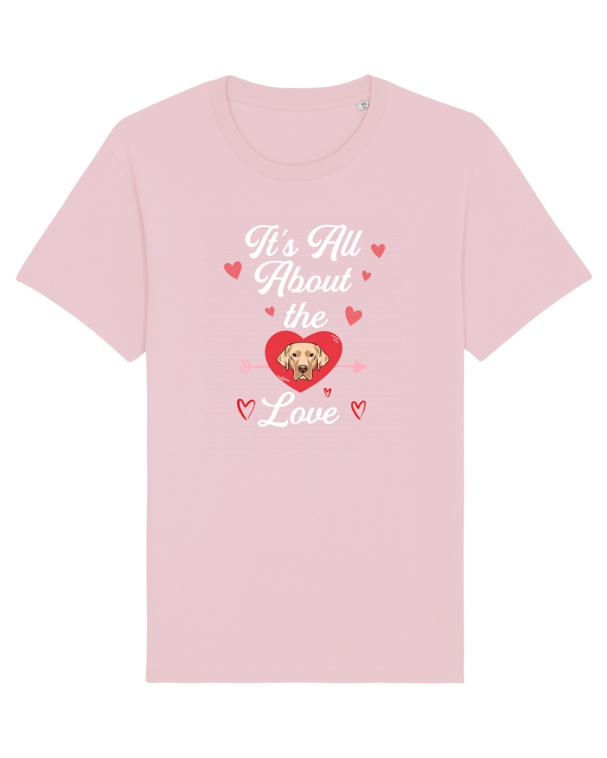 Tricou mânecă scurtă Unisex Rocker Cotton Pink