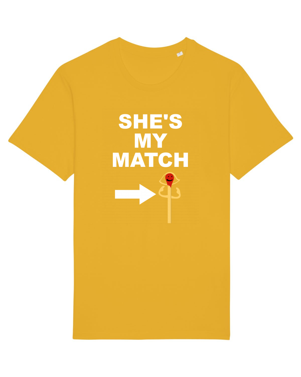 Tricou mânecă scurtă Unisex Rocker Spectra Yellow