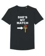 MATCH Tricou mânecă scurtă guler larg Bărbat Skater