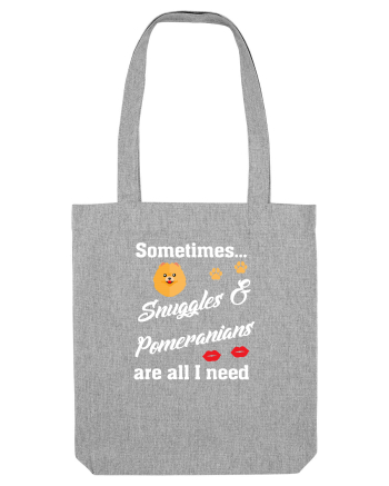 POMERANIAN Heather Grey