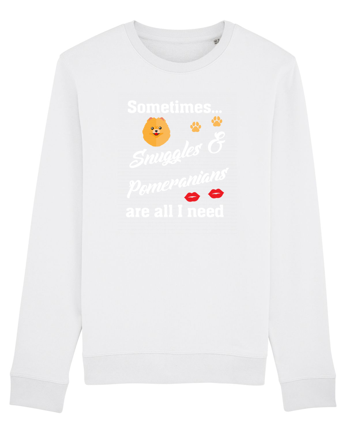 Bluză mânecă lungă Unisex Rise White
