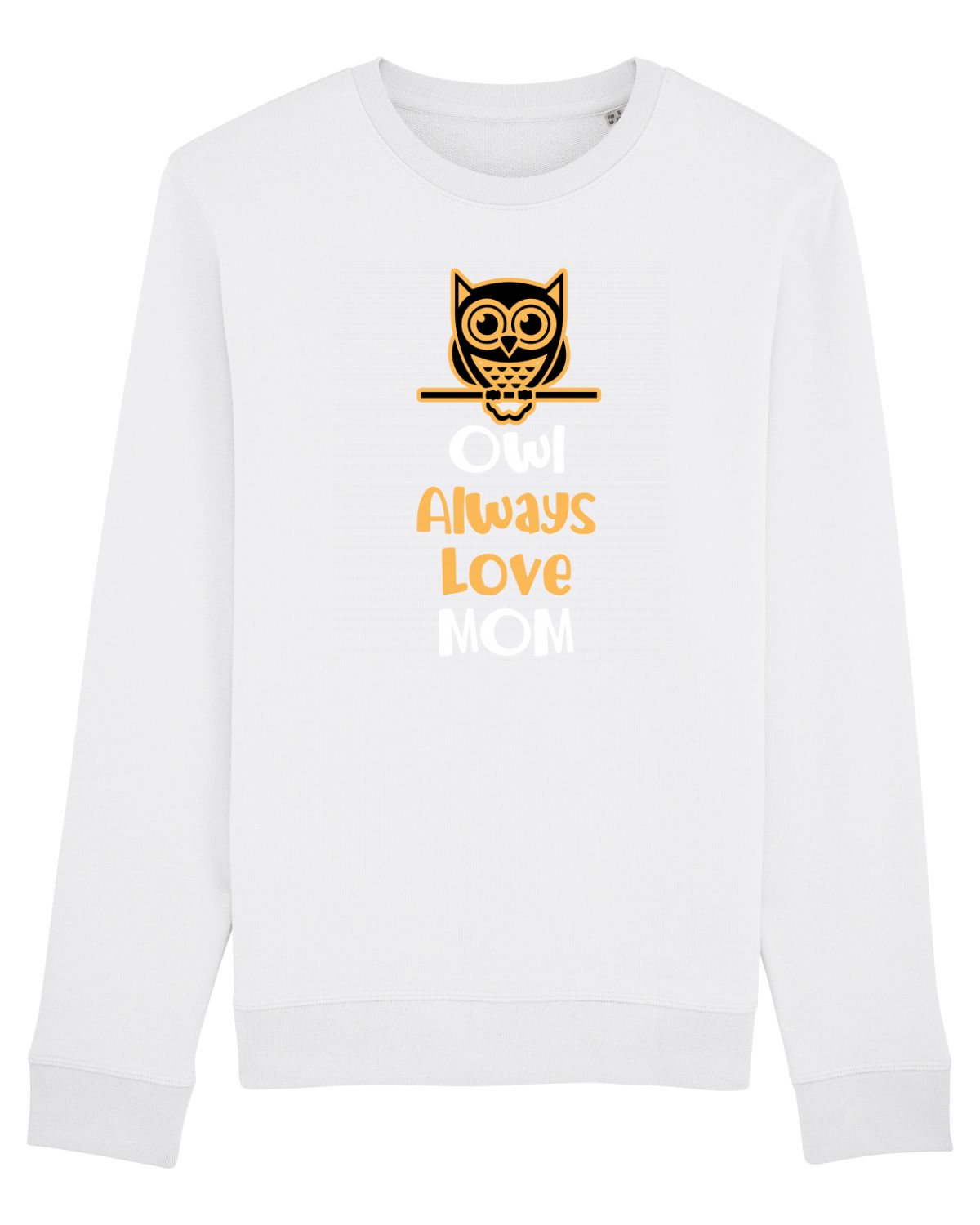Bluză mânecă lungă Unisex Rise White