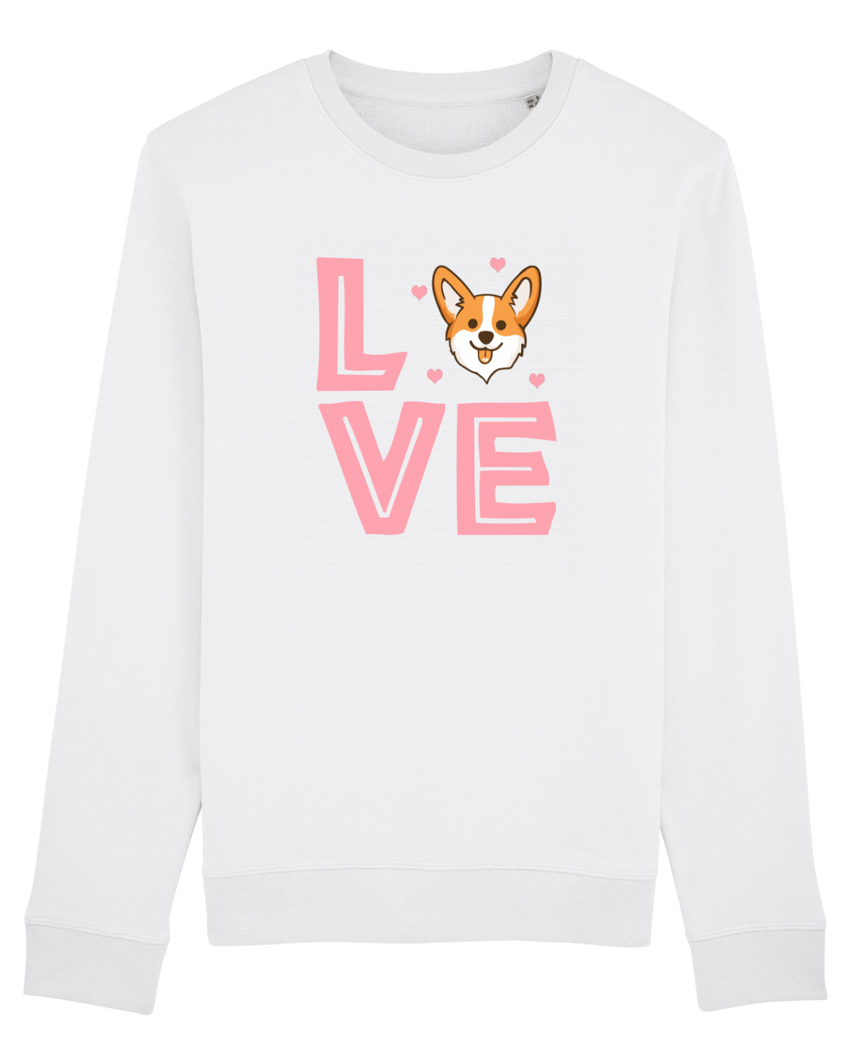 Bluză mânecă lungă Unisex Rise White