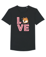 SHIBA INU Tricou mânecă scurtă guler larg Bărbat Skater