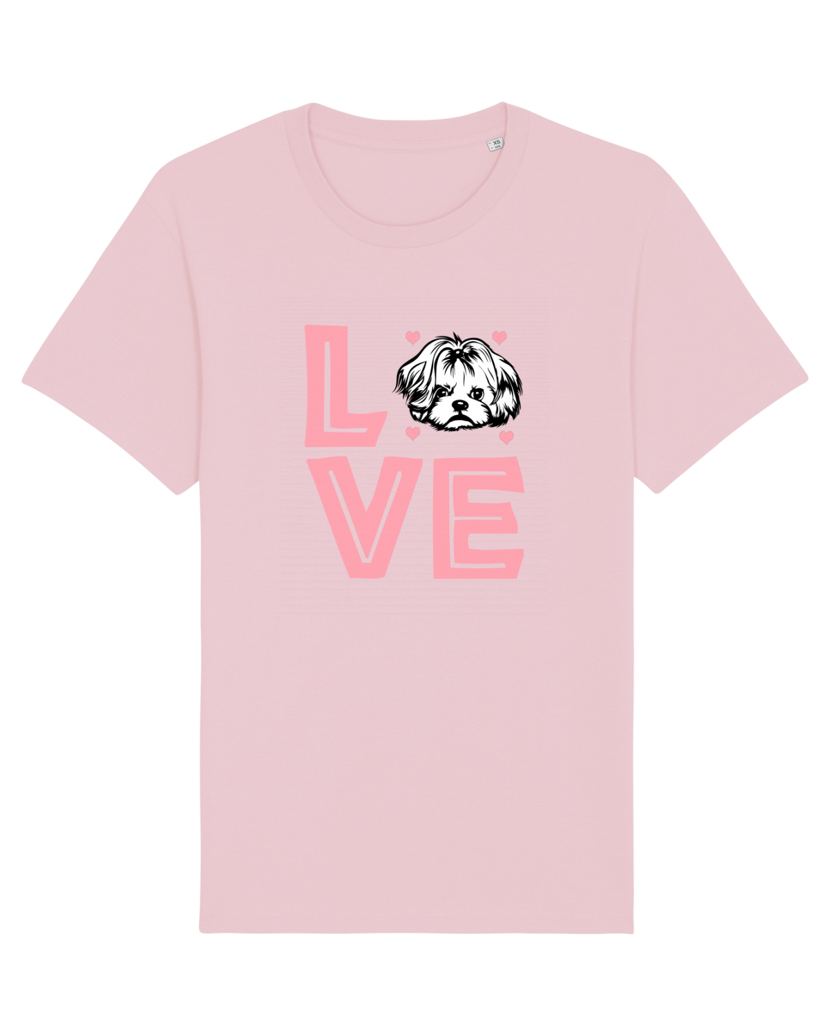 Tricou mânecă scurtă Unisex Rocker Cotton Pink