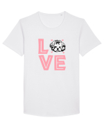 SHIH TZU Tricou mânecă scurtă guler larg Bărbat Skater
