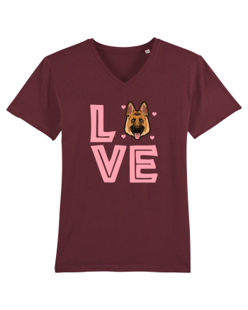 GERMAN SHEPHERD Burgundy