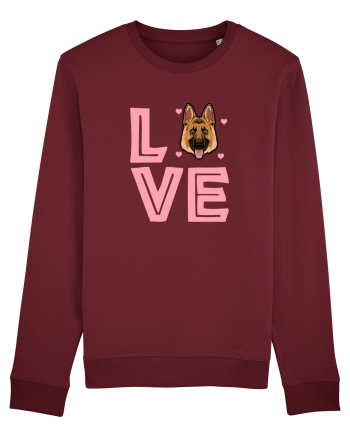 GERMAN SHEPHERD Burgundy