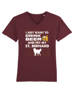 SAINT BERNARD Tricou mânecă scurtă guler V Bărbat Presenter