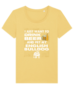 BULLDOG Tricou mânecă scurtă guler larg fitted Damă Expresser