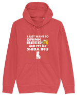 SHIBA INU Hanorac cu fermoar Unisex Connector