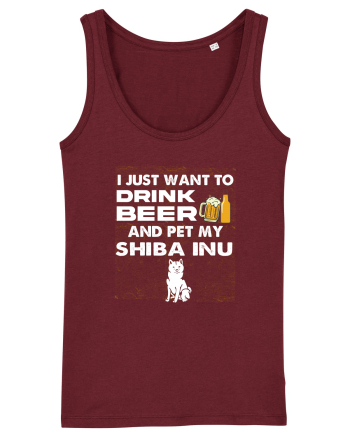 SHIBA INU Burgundy