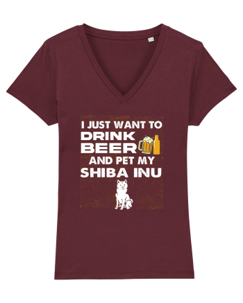SHIBA INU Burgundy
