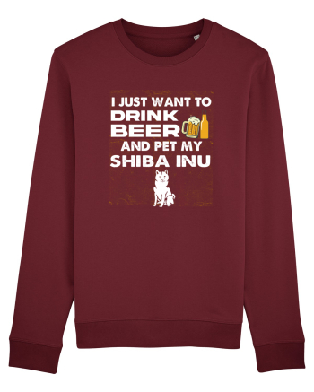 SHIBA INU Burgundy