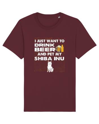 SHIBA INU Burgundy