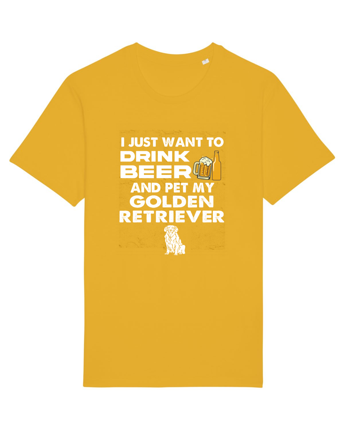 Tricou mânecă scurtă Unisex Rocker Spectra Yellow