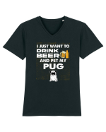 PUG Tricou mânecă scurtă guler V Bărbat Presenter