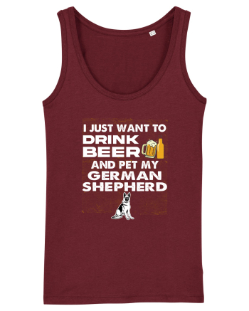 GERMAN SHEPHERD Burgundy