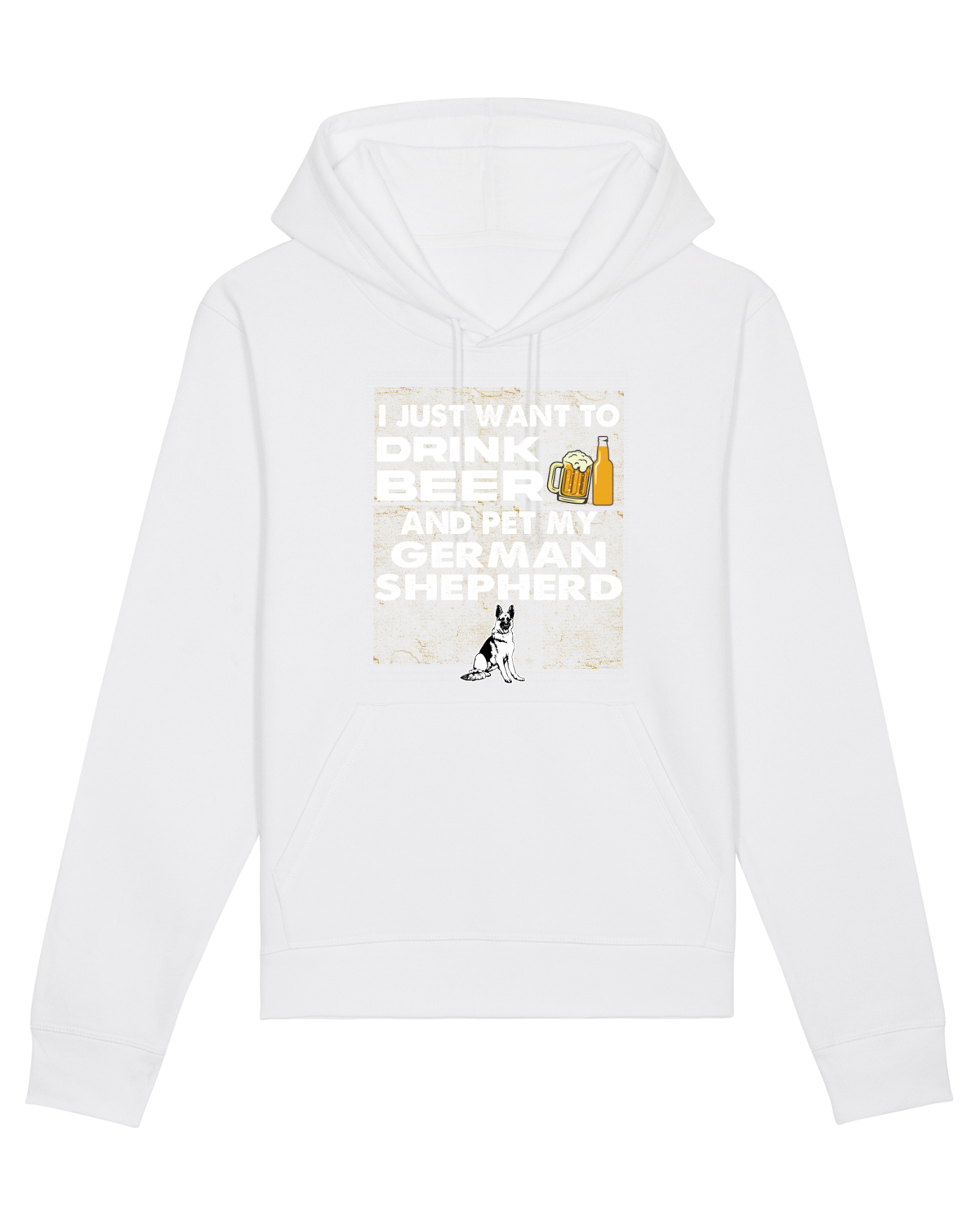 Hanorac Unisex Drummer White