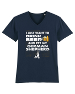GERMAN SHEPHERD Tricou mânecă scurtă guler V Bărbat Presenter